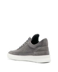 Baskets basses en daim grises Filling Pieces