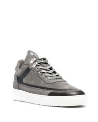 Baskets basses en daim grises Filling Pieces