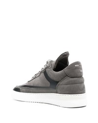 Baskets basses en daim grises Filling Pieces