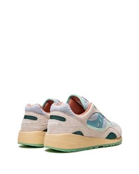 Baskets basses en daim grises Saucony