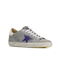 Baskets basses en daim grises Golden Goose