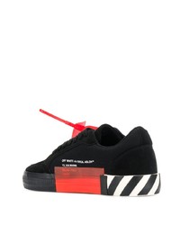 Baskets basses en daim imprimées noires Off-White