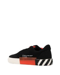 Baskets basses en daim imprimées noires Off-White