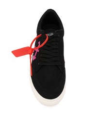 Baskets basses en daim imprimées noires Off-White