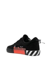 Baskets basses en daim imprimées noires Off-White