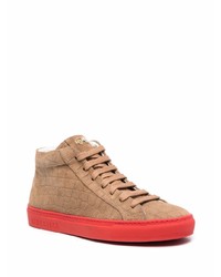 Baskets basses en daim marron clair Hide&Jack