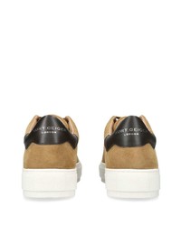 Baskets basses en daim marron clair Kurt Geiger London