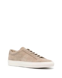 Baskets basses en daim marron clair Common Projects