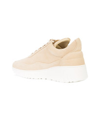 Baskets basses en daim marron clair Filling Pieces