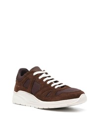 Baskets basses en daim marron foncé Common Projects