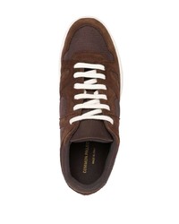 Baskets basses en daim marron foncé Common Projects