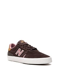 Baskets basses en daim marron foncé New Balance