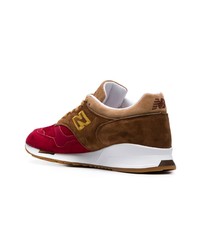 Baskets basses en daim marron New Balance