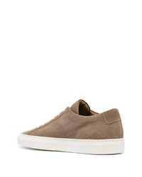 Baskets basses en daim marron Common Projects