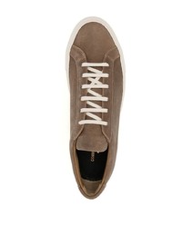 Baskets basses en daim marron Common Projects