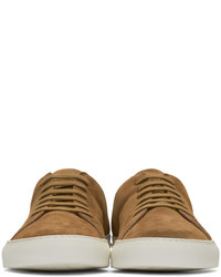 Baskets basses en daim marron Common Projects