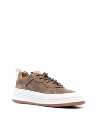 Baskets basses en daim marron Buttero