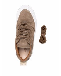 Baskets basses en daim marron Buttero