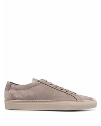 Baskets basses en daim marron Common Projects