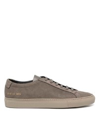 Baskets basses en daim marron Common Projects