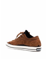 Baskets basses en daim marron Palm Angels