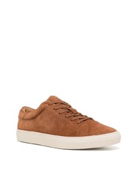 Baskets basses en daim marron Polo Ralph Lauren