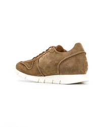 Baskets basses en daim marron Buttero