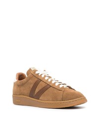 Baskets basses en daim marron VISVIM