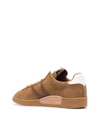 Baskets basses en daim marron VISVIM