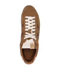 Baskets basses en daim marron VISVIM