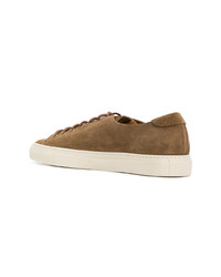 Baskets basses en daim marron Buttero