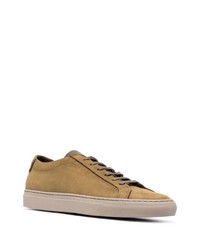 Baskets basses en daim marron Common Projects