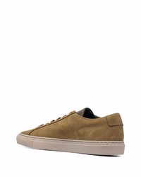 Baskets basses en daim marron Common Projects