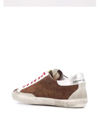 Baskets basses en daim marron Golden Goose