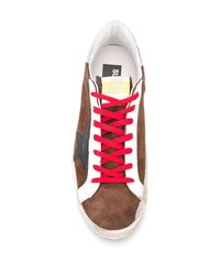 Baskets basses en daim marron Golden Goose