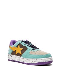 Baskets basses en daim multicolores A Bathing Ape