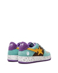 Baskets basses en daim multicolores A Bathing Ape