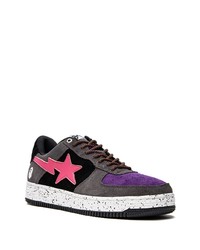 Baskets basses en daim multicolores A Bathing Ape