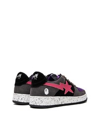 Baskets basses en daim multicolores A Bathing Ape