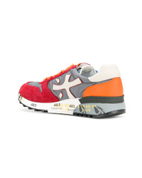 Baskets basses en daim multicolores White Premiata