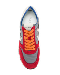 Baskets basses en daim multicolores White Premiata