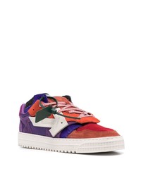 Baskets basses en daim multicolores Off-White