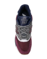 Baskets basses en daim multicolores New Balance