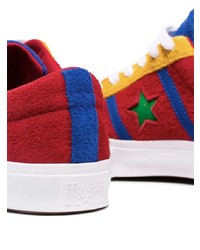 Baskets basses en daim multicolores Converse