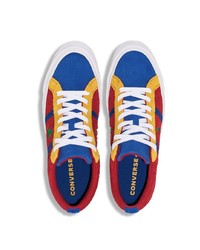 Baskets basses en daim multicolores Converse