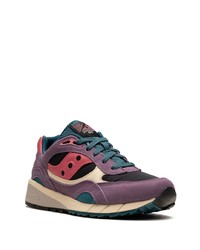 Baskets basses en daim multicolores Saucony