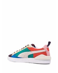 Baskets basses en daim multicolores Puma