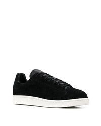 Baskets basses en daim noires et blanches Y-3