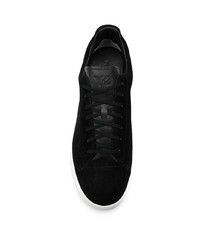 Baskets basses en daim noires et blanches Y-3