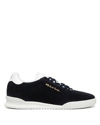 Baskets basses en daim noires et blanches PS Paul Smith